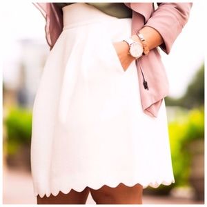 Club Monaco Daisy Skirt in blush